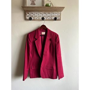 Vintage Pendleton Wool Red Blazer Suit Jacket